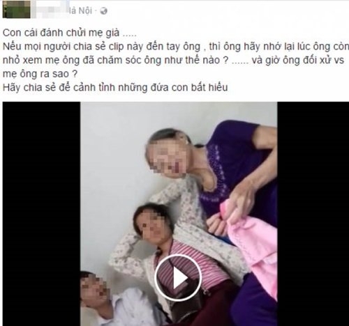 con chửi mẹ, đánh mẹ, bạo hành gia đình, gia đình