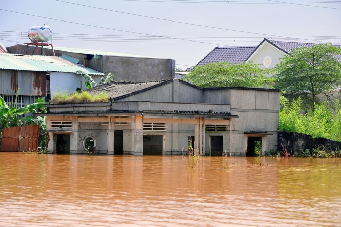 Lũ dâng ngang hông, hơn 2.200 học sinh Biên Hòa nghỉ học  