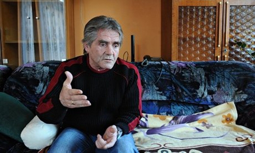 László Andraschek, a homeless Hungarian man became a lottery millionaire. Photograph: H Baranyai Edina/BorsOnline