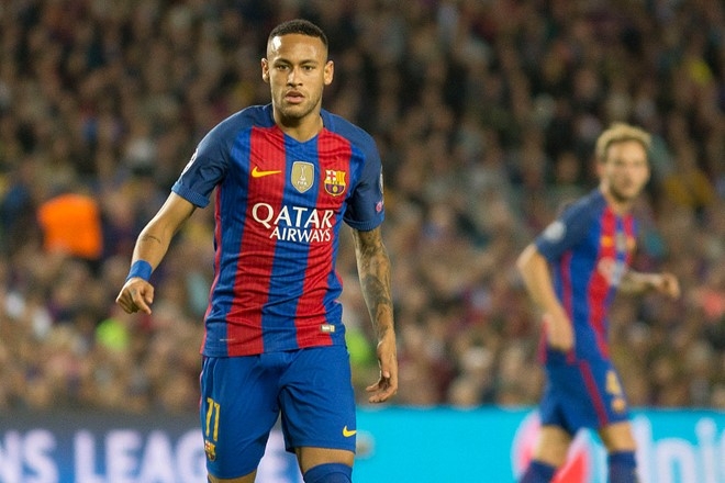 Neymar chinh thuc ky hop dong dat gia voi Barca hinh anh 1