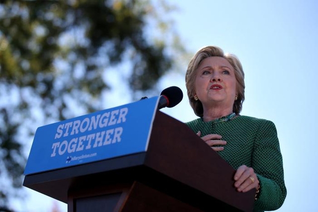  Ứng viên tổng thống đảng Dân chủ Mỹ Hillary Clinton. (Ảnh: Reuters) 