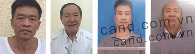Trần Văn Liêm, Trần Văn Khương, Giang Kim Đạt, Giang Văn Hiển.