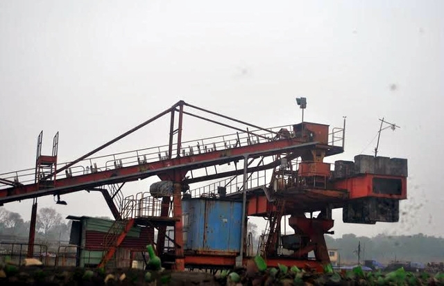 Một góc công trường đại dự án Gang Thép Thái Nguyên mở rộng (giai đoạn 2) tổng vốn 8.000 tỷ đồng