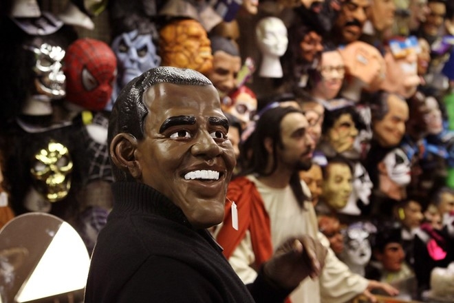 Mat na Trump - Clinton ban chay trong mua Halloween o My hinh anh 10