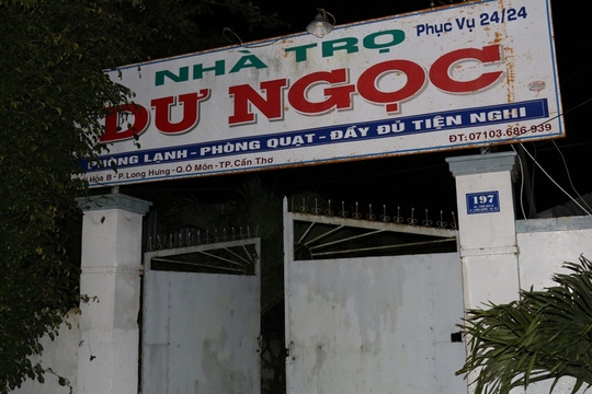  Nhà trọ Ngọc Dư- nơi lực lượng công an bắt quả tang các đối tượng mua bán dâm 