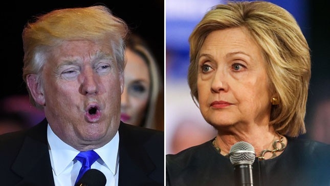 Bat ngo dan diem Clinton, Trump thang tien cac bang Dan chu hinh anh 1