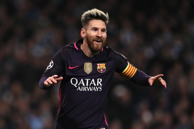 Messi pha ky luc ghi ban cua Raul tai Champions League hinh anh 1