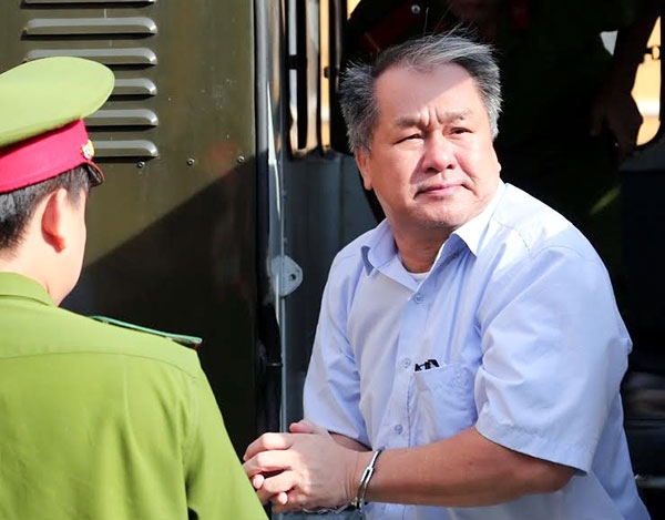 Phạm Công Danh tại phiên tòa.