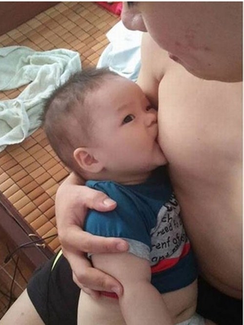 14 buc hinh chung minh me vang nha, bo viet cham con cung dam dang nhu ai - 6