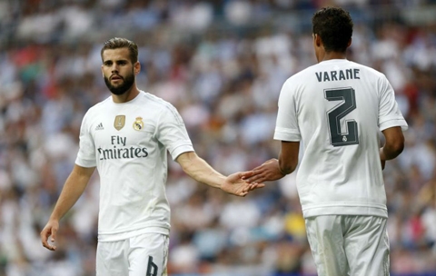 Real đang phải thi đấu với cặp trung vệ bất đắc dĩ Nacho-Varane