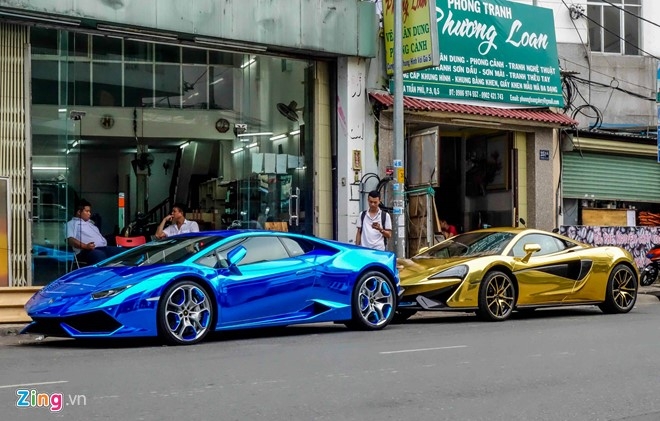 McLaren cu cua Cuong Do La ma vang phong cach A Rap hinh anh 3