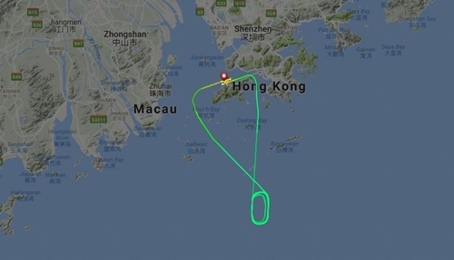 Đường bay của TR2067. Ảnh: Flight Radar 24.