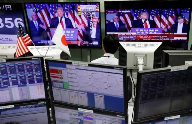 Chung khoan toan cau tang diem sau khi Trump dac cu hinh anh 1