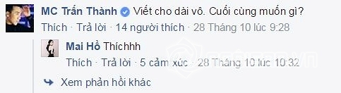 Trấn Thành và Mai Hồ 4