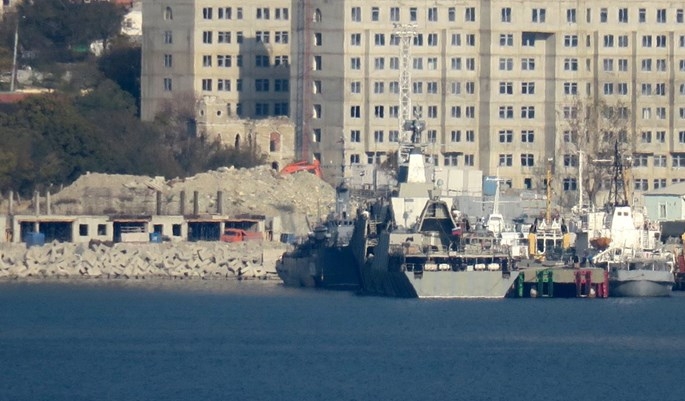 Hình ảnh chiến hạm Gepard Việt Nam thử nghiệm ở Novorossiysk - ảnh 3
