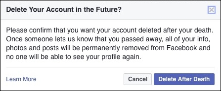 Cách xóa tài khoản Facebook sau khi chết