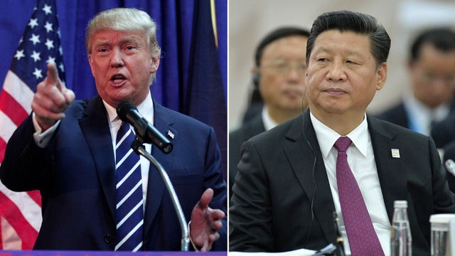  Tổng thống đắc cử Mỹ Donald Trump (trái) và Chủ tịch Trung Quốc Tập Cận Bình. (Ảnh: Getty) 