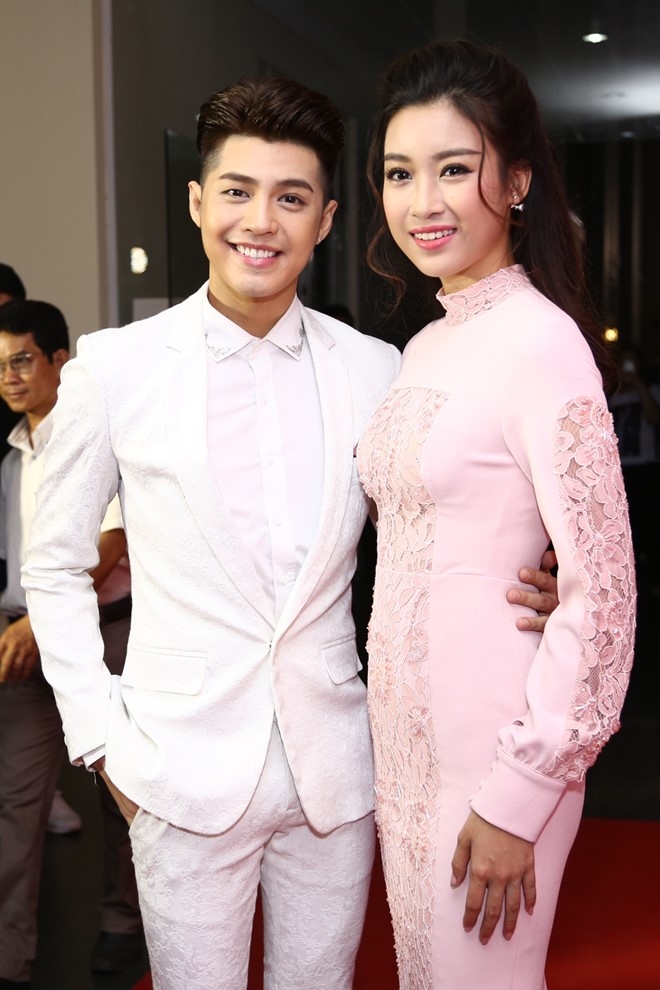 Noo Phuoc Thinh ga lang khi gap hoa hau Do My Linh hinh anh 2