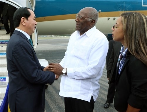 Chu tich nuoc Tran Dai Quang hoi kien Lanh tu Fidel Castro hinh anh 3