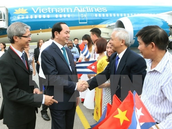Chu tich nuoc Tran Dai Quang hoi kien Lanh tu Fidel Castro hinh anh 4