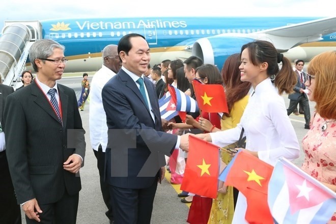 Chu tich nuoc Tran Dai Quang hoi kien Lanh tu Fidel Castro hinh anh 6