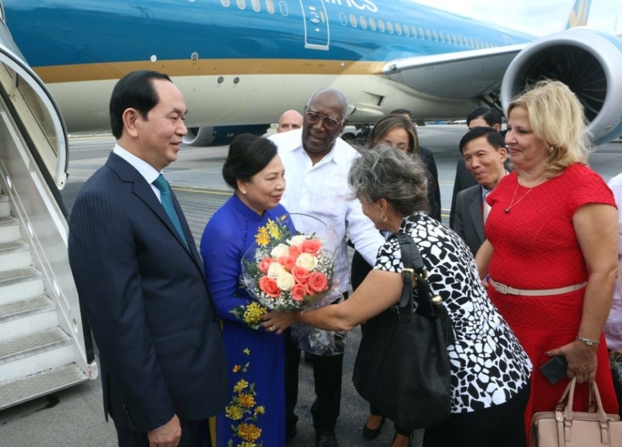 Chu tich nuoc Tran Dai Quang hoi kien Lanh tu Fidel Castro hinh anh 7