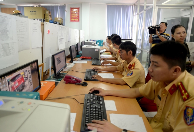 Trụ sở Đội chỉ huy giao thông và điều khiển đèn tín hiệu giao thông thuộc Phòng PC67