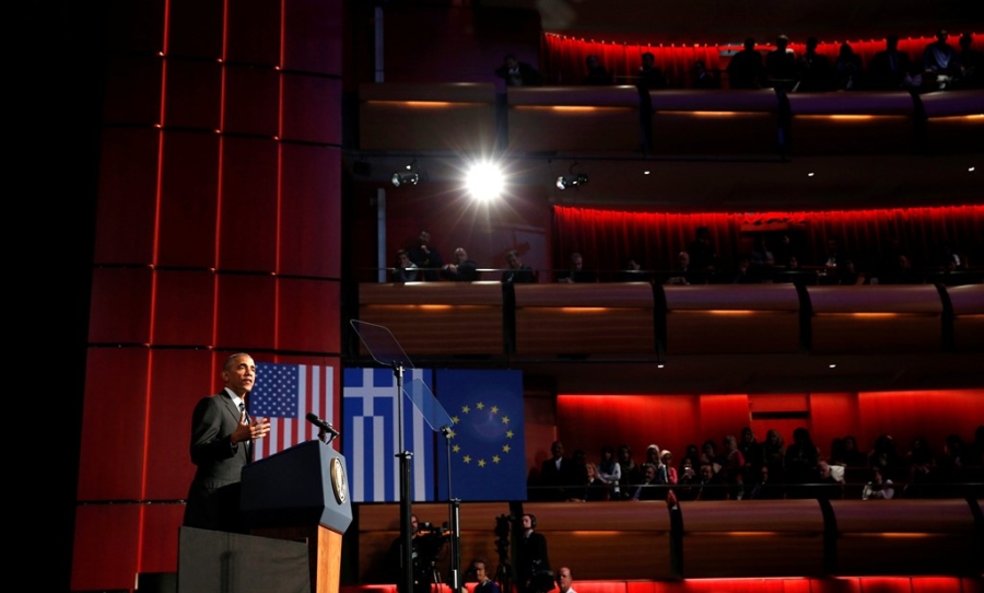 Obama den xu than thoai, thuc hien uoc mo tham den Parthenon hinh anh 7