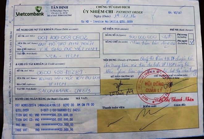  Ly Nha Ky ung ho dong bao mien Trung 500 trieu dong hinh anh 2