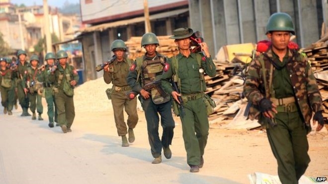 Giao tranh du doi gan bien gioi Myanmar - Trung Quoc hinh anh 1