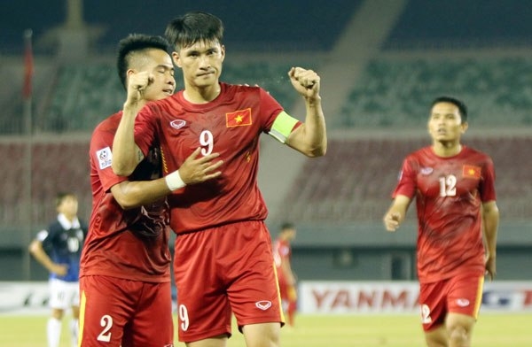 Việt Nam toàn thắng ở vòng bảng AFF Cup 2016 (ảnh: footballchannel)