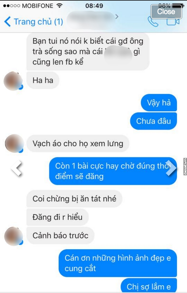Ngỡ đùa mà thật: Bồ nhí của chồng nhắn tin hăm doạ, dằn mặt người thân của vợ - Ảnh 2.