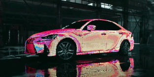 Lexus ra LIT IS voi 42.000 den LED phu tren than xe hinh anh 1