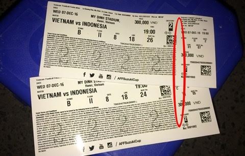 Vé chợ đen trận Việt Nam - Indonesia vọt lên 3,6 triệu/cặp