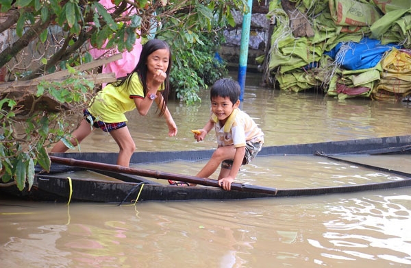 anh, clip: lu du ngap nha, nguoi dan binh dinh vat va chong choi hinh anh 13