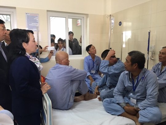 Bộ trưởng Bộ Y tế Nguyễn Thị Kim Tiến thị sát Bệnh viện K Trung ương (cơ sở 3) 