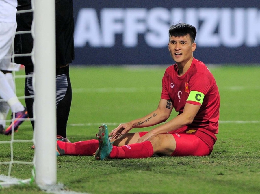 Công Vinh ghi 2 bàn tại AFF Cup nhưng ở bán kết anh đã tịt ngòi.
