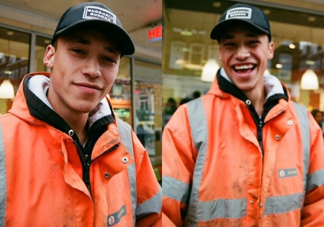Hot boy ban tra, co gai an xin doi doi nho mot buc anh hinh anh 5