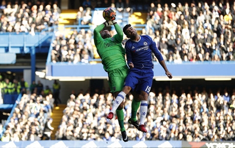 Trước khi Costa lập công, Chelsea hoàn toàn bế tắc khi hàng thủ West Brom chơi cẩn trọng