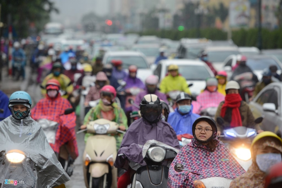Ket cung giao thong tren tuyen buyt nhanh BRT trong mua hinh anh 4