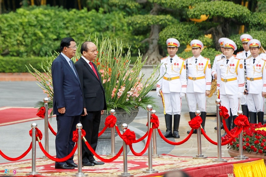 Le don Thu tuong Campuchia Hun Sen tai Ha Noi hinh anh 3