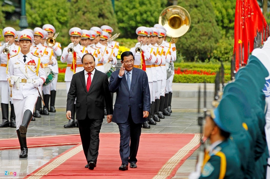 Le don Thu tuong Campuchia Hun Sen tai Ha Noi hinh anh 5