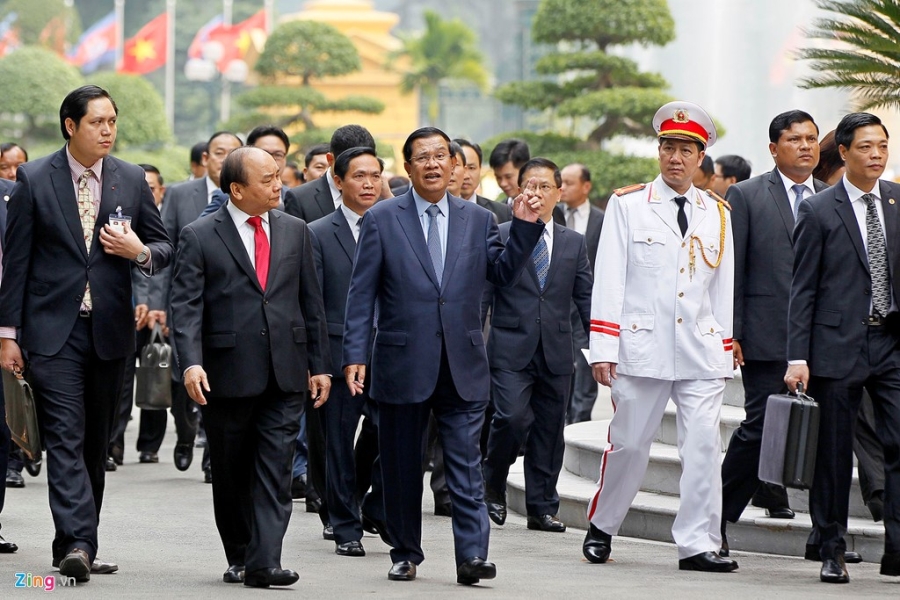 Le don Thu tuong Campuchia Hun Sen tai Ha Noi hinh anh 6