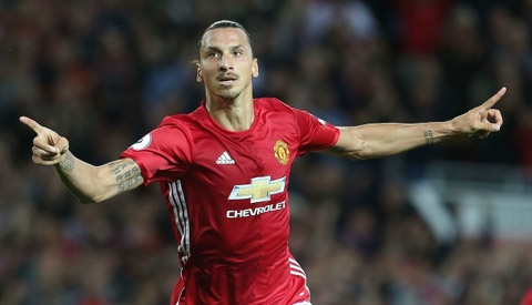 Ibra đang để lại nhiều dấu ấn trong màu áo Quỷ đỏ