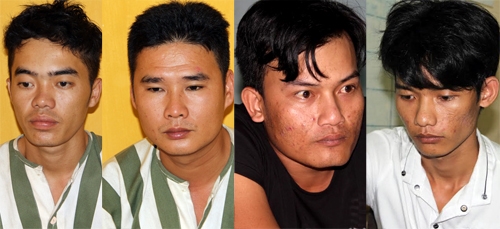 khoi to 4 doi tuong cuop tiem vang chán dọng tay ninh hinh anh 1