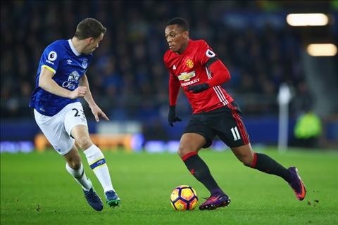 Everton vs M.U Martial