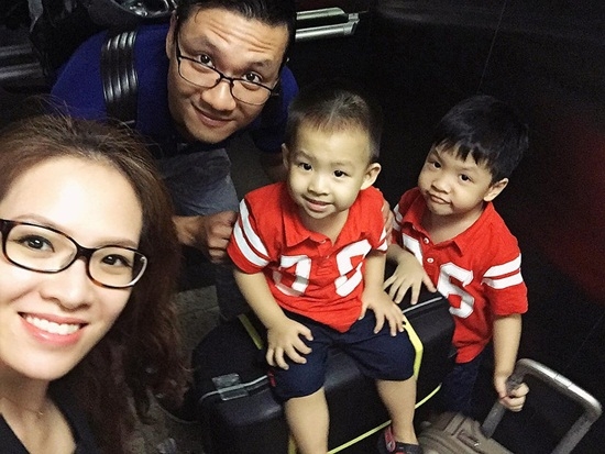  Đan Lê hiện có cuộc sống hạnh phúc bên Khải Anh và hai con trai 