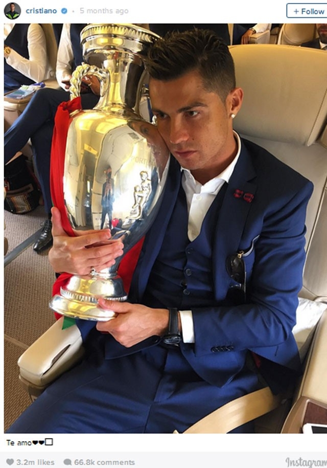 Ronaldo tro thanh vua tren mang xa hoi nam 2016 hinh anh 7