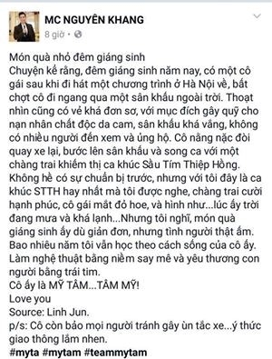 Hoai Linh noi ve My Tam: 'Ten em da noi len tat ca' hinh anh 2