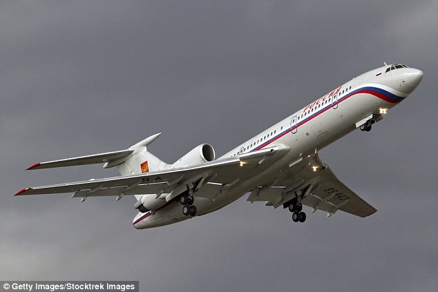  Một máy bay loại Tu-154 của Nga. (Ảnh minh họa: Getty) 